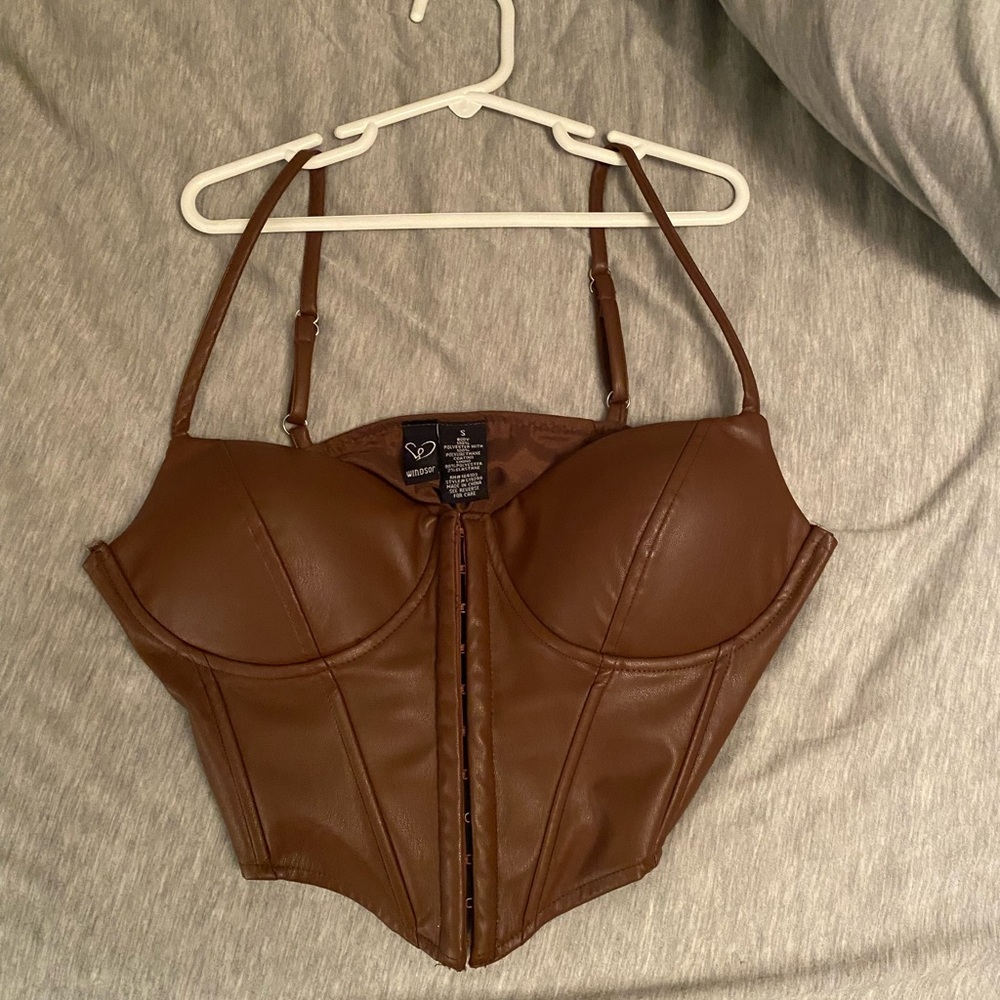 Brown Corset Top